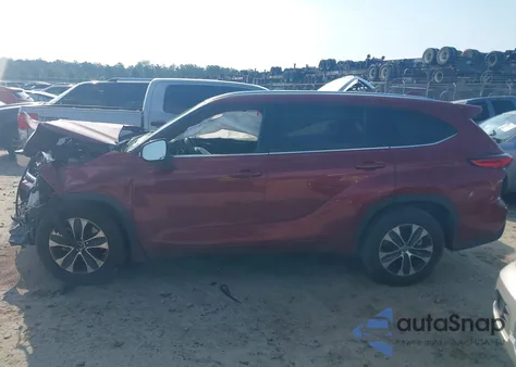 2020 Toyota Highlander Xle из США, поврежденный, VIN 5TDGZRAH5LS004656